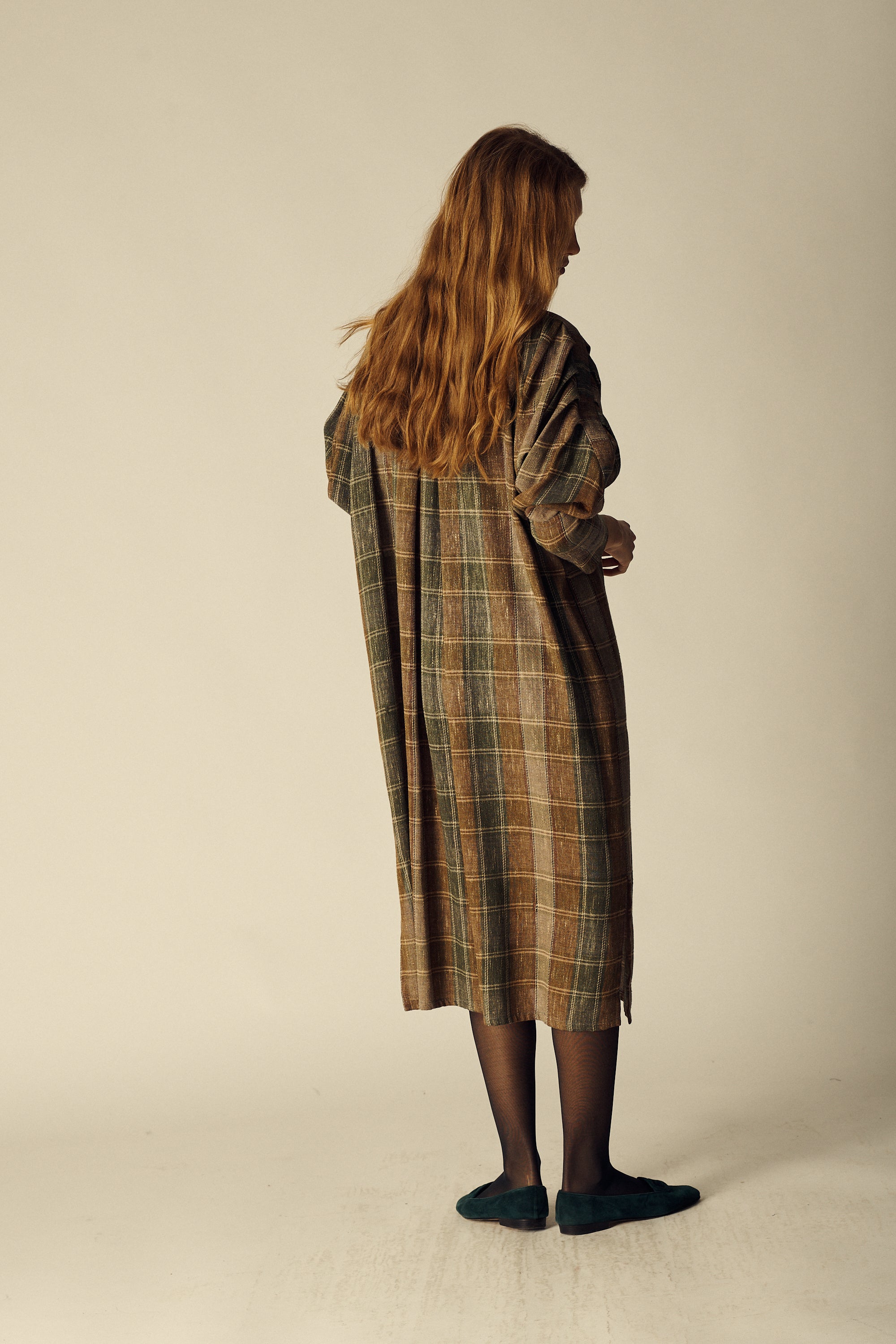 1970s Issey Miyake Plaid Dress - Desert Vintage