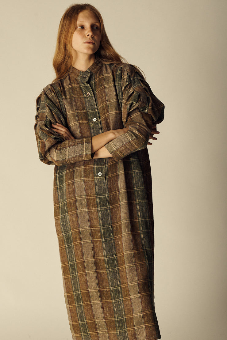 1970s Issey Miyake Plaid Dress - Desert Vintage