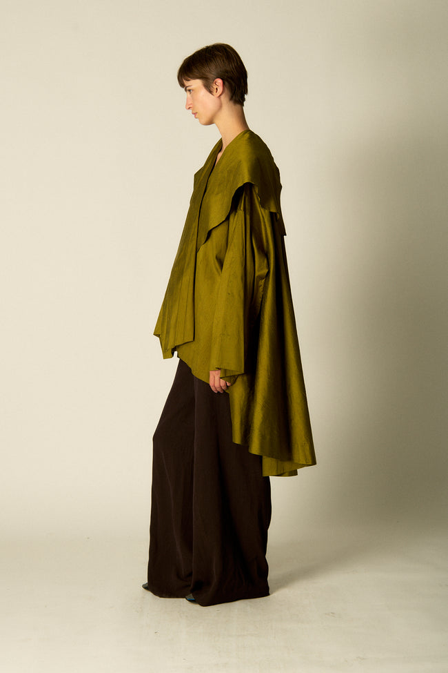 1990 Romeo Gigli Silk Cape - Desert Vintage