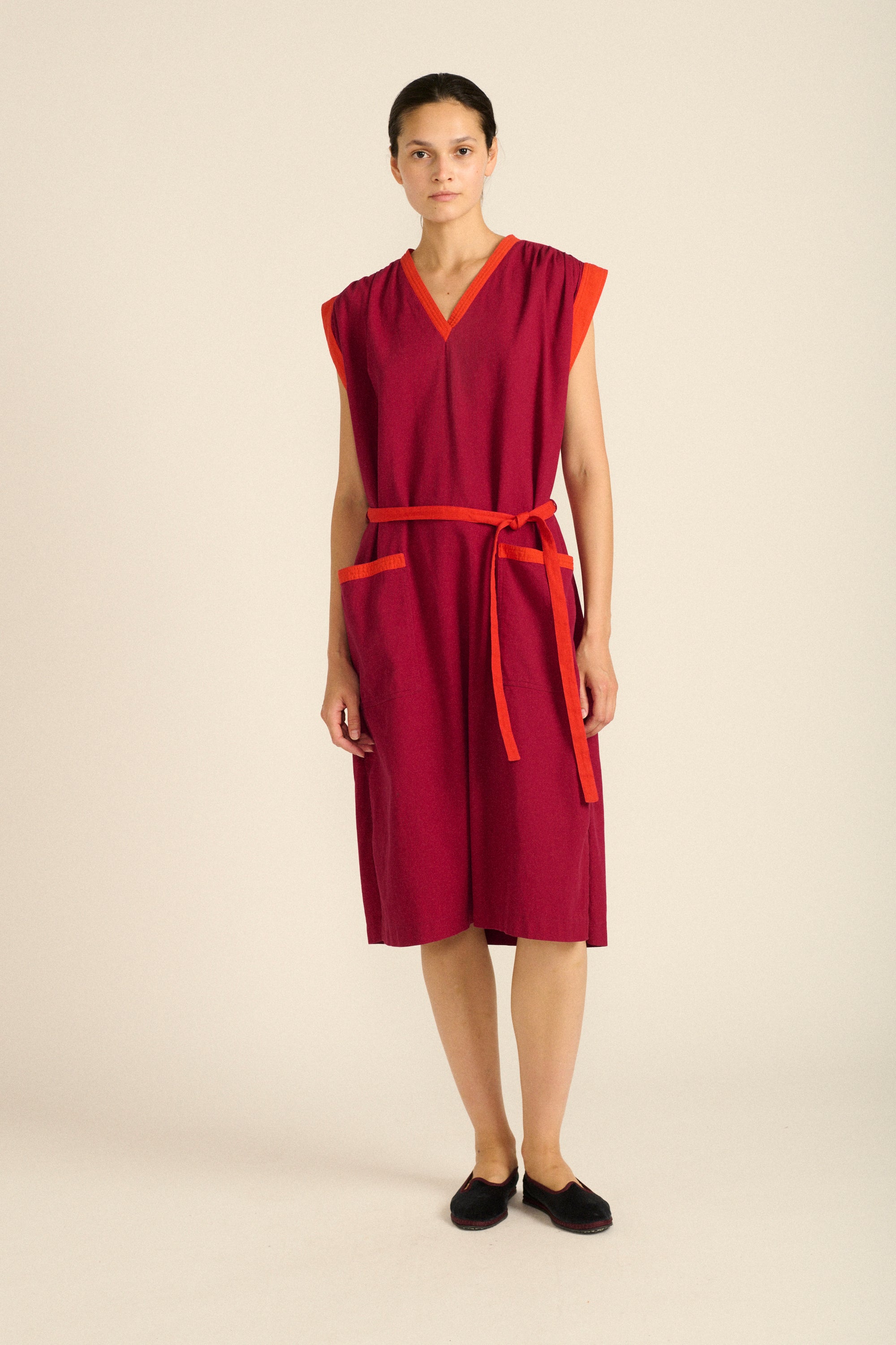 Ysl Orchid Corduroy Dress - Desert Vintage