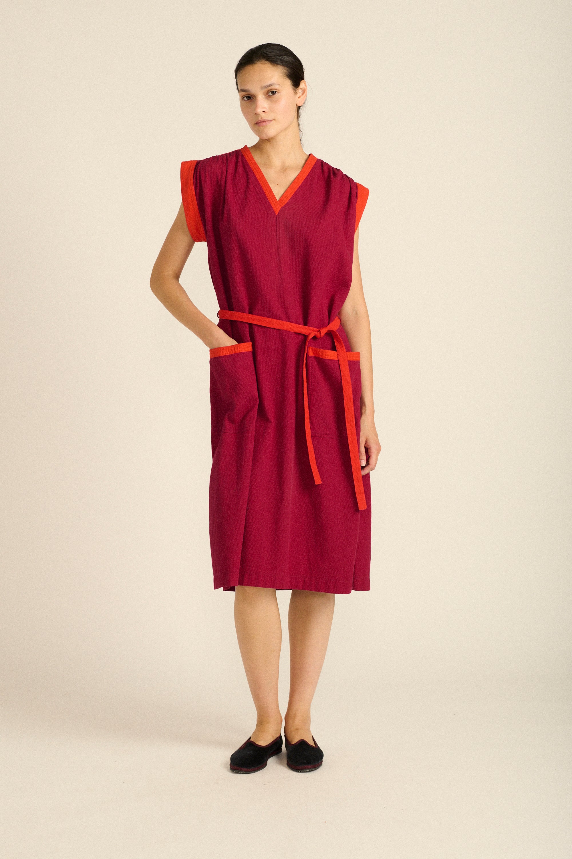 Ysl Orchid Corduroy Dress - Desert Vintage