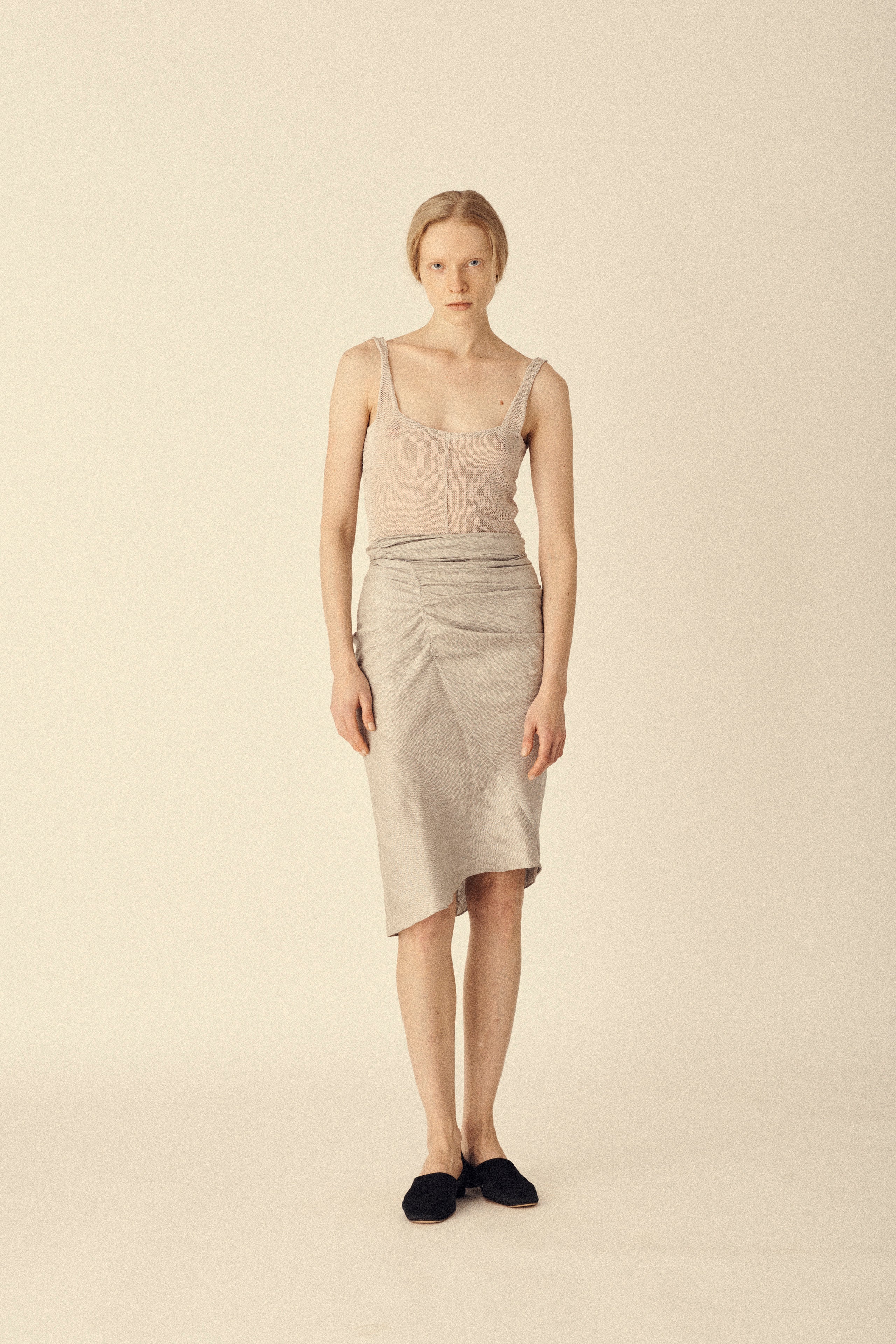 Yeohlee Soft Grey Skirt - Desert Vintage
