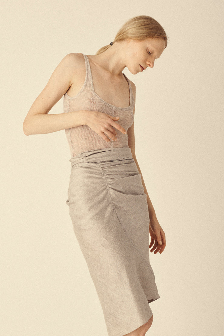 Yeohlee Soft Grey Skirt - Desert Vintage