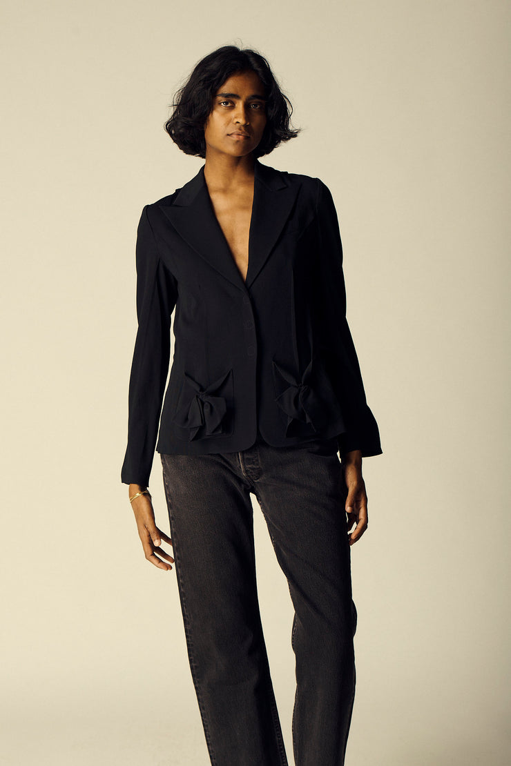 Sonia Rykiel Bow Blazer - Desert Vintage