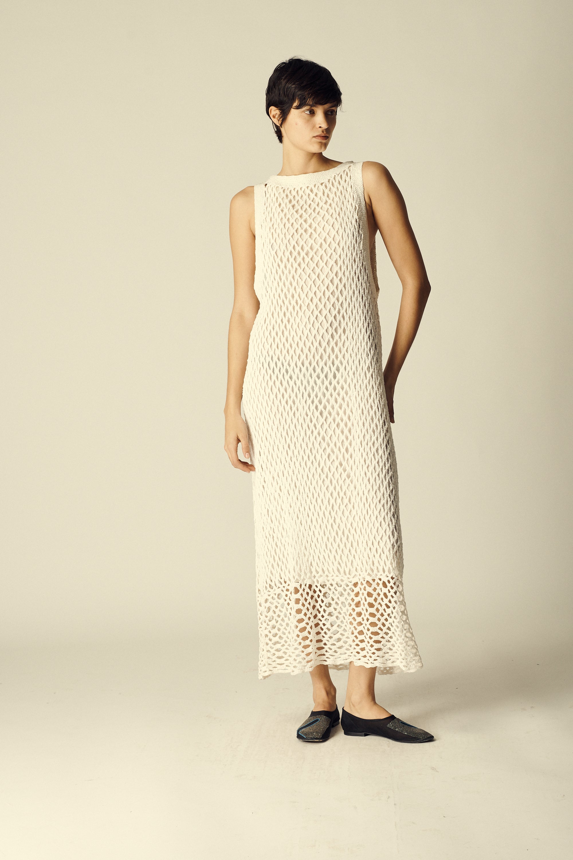 The Row Netted Cotton Dress - Desert Vintage