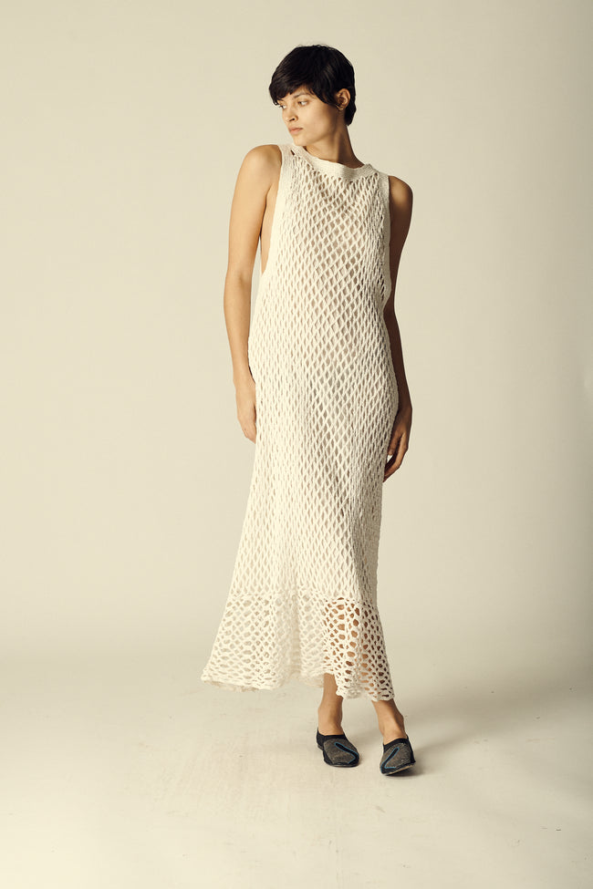 The Row Netted Cotton Dress - Desert Vintage