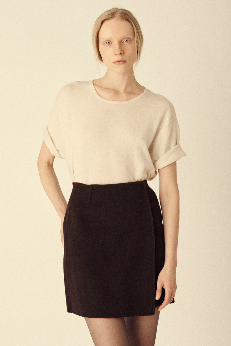 Yeohlee Chocolate Brown Skirt - Desert Vintage