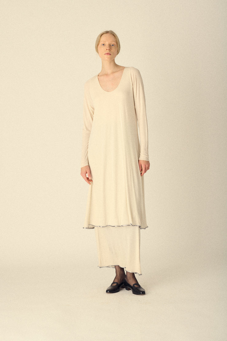 Tiered Jersey Dress - Desert Vintage
