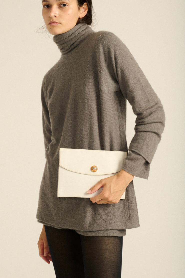 Hermès Rio Leather Clutch - Desert Vintage