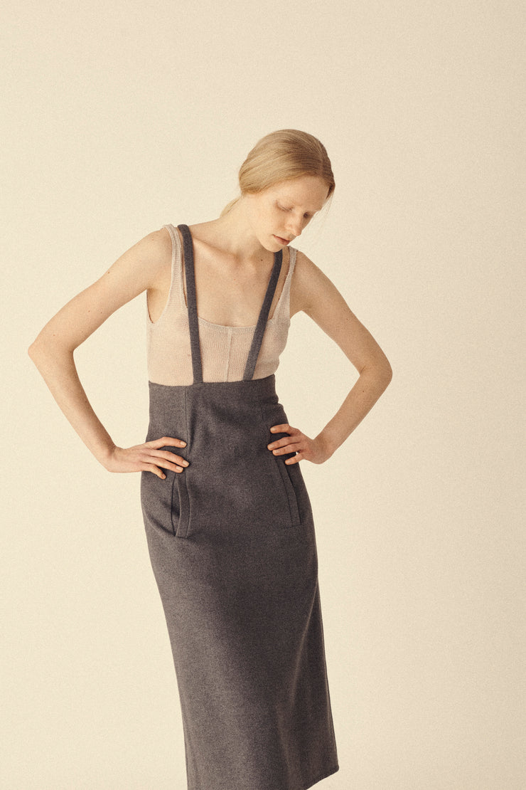 Yeohlee Wool Pinafore - Desert Vintage