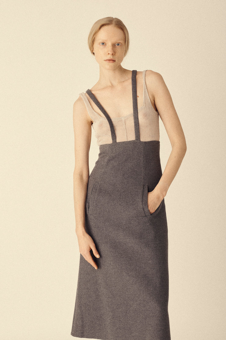 Yeohlee Wool Pinafore - Desert Vintage