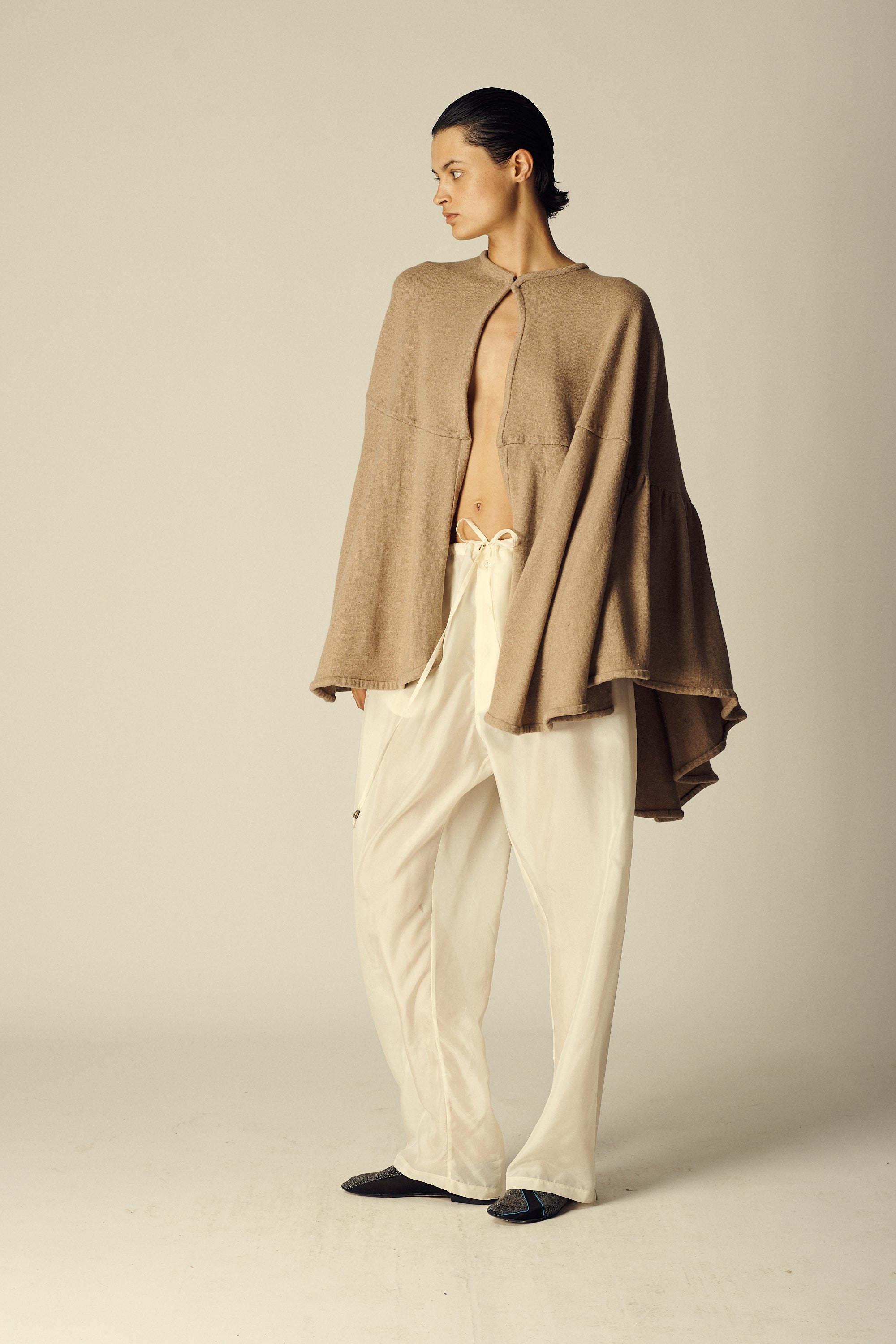 Halston Cashmere Cape - Desert Vintage