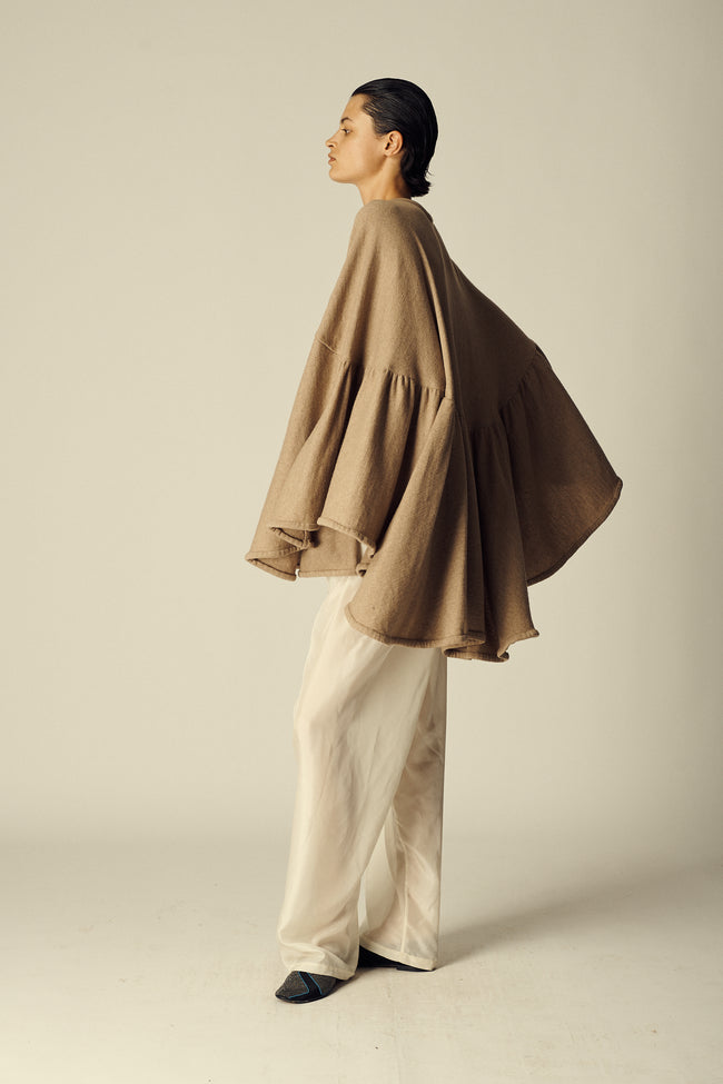 Halston Cashmere Cape - Desert Vintage