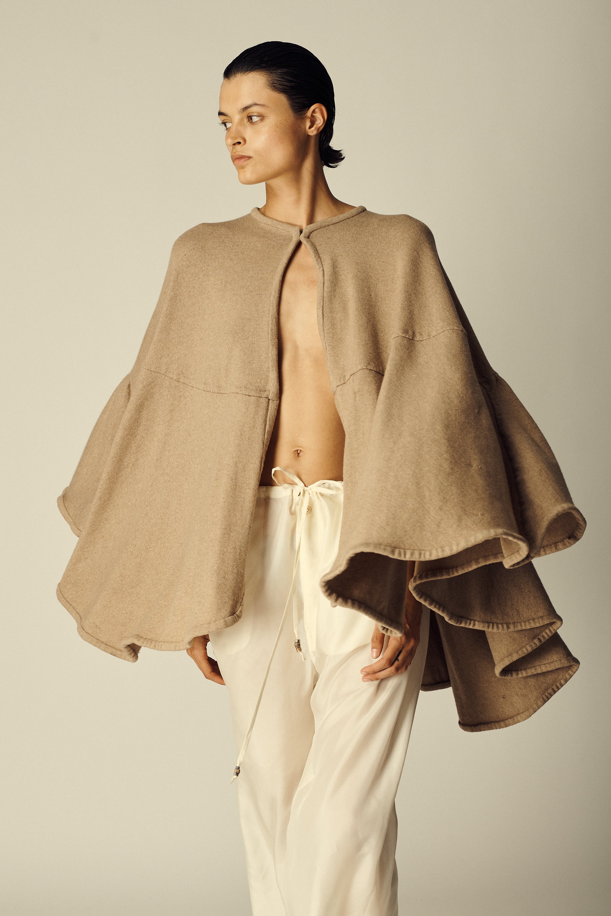 Halston Cashmere Cape - Desert Vintage