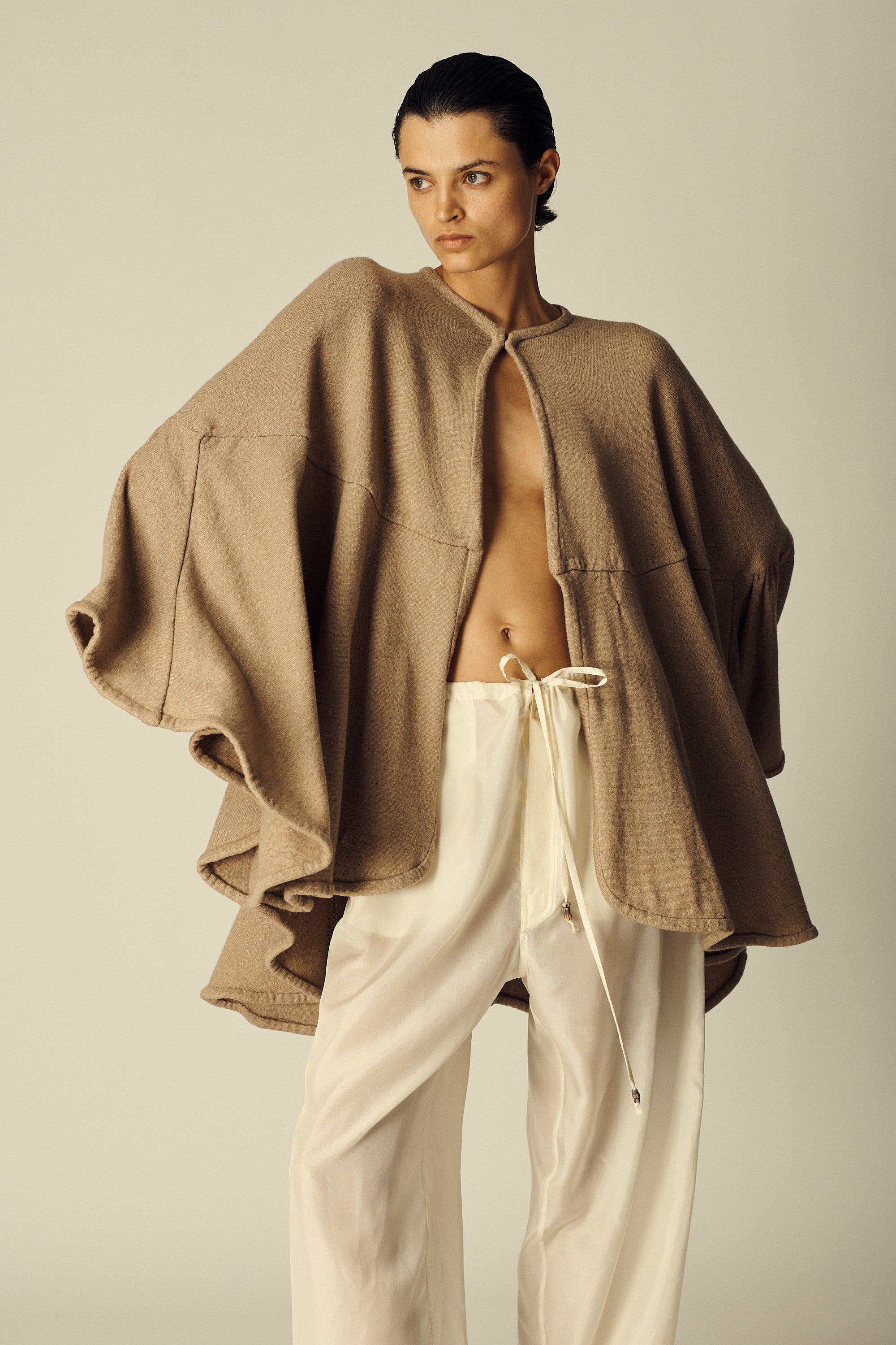 Halston Cashmere Cape - Desert Vintage