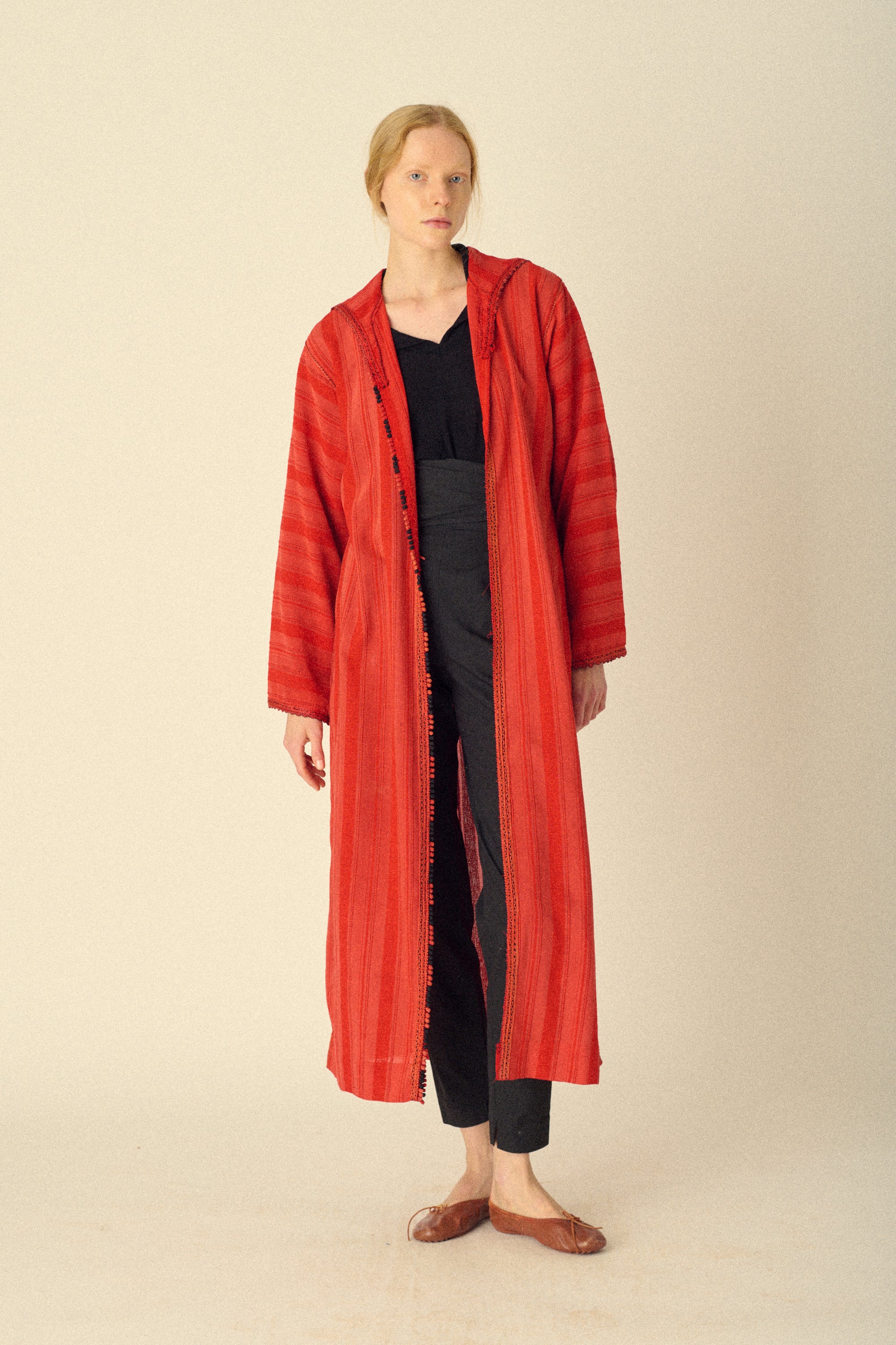 Moroccan Red Tunic - Desert Vintage