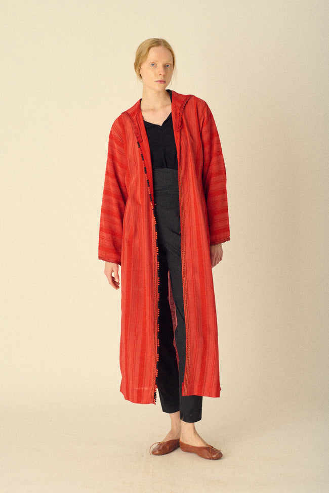 Moroccan Red Tunic - Desert Vintage