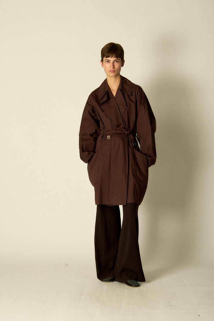 Alaïa Cotton Trench - Desert Vintage