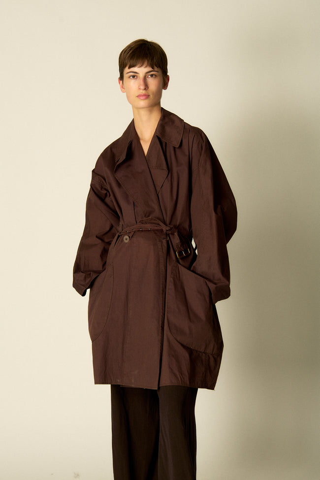 Alaïa Cotton Trench - Desert Vintage