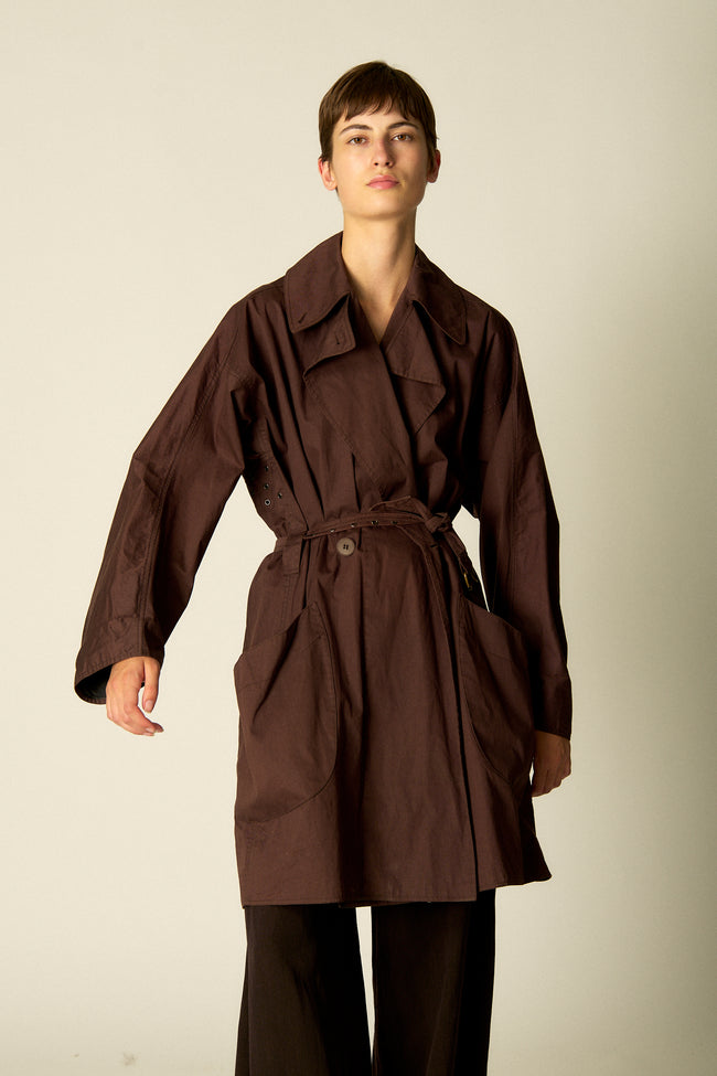 Alaïa Cotton Trench - Desert Vintage