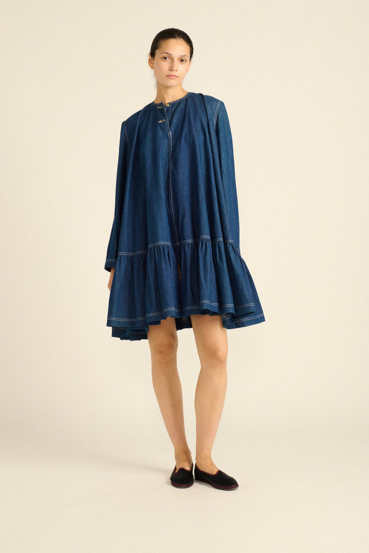 Patrick Kelly Denim Swing Dress - Desert Vintage
