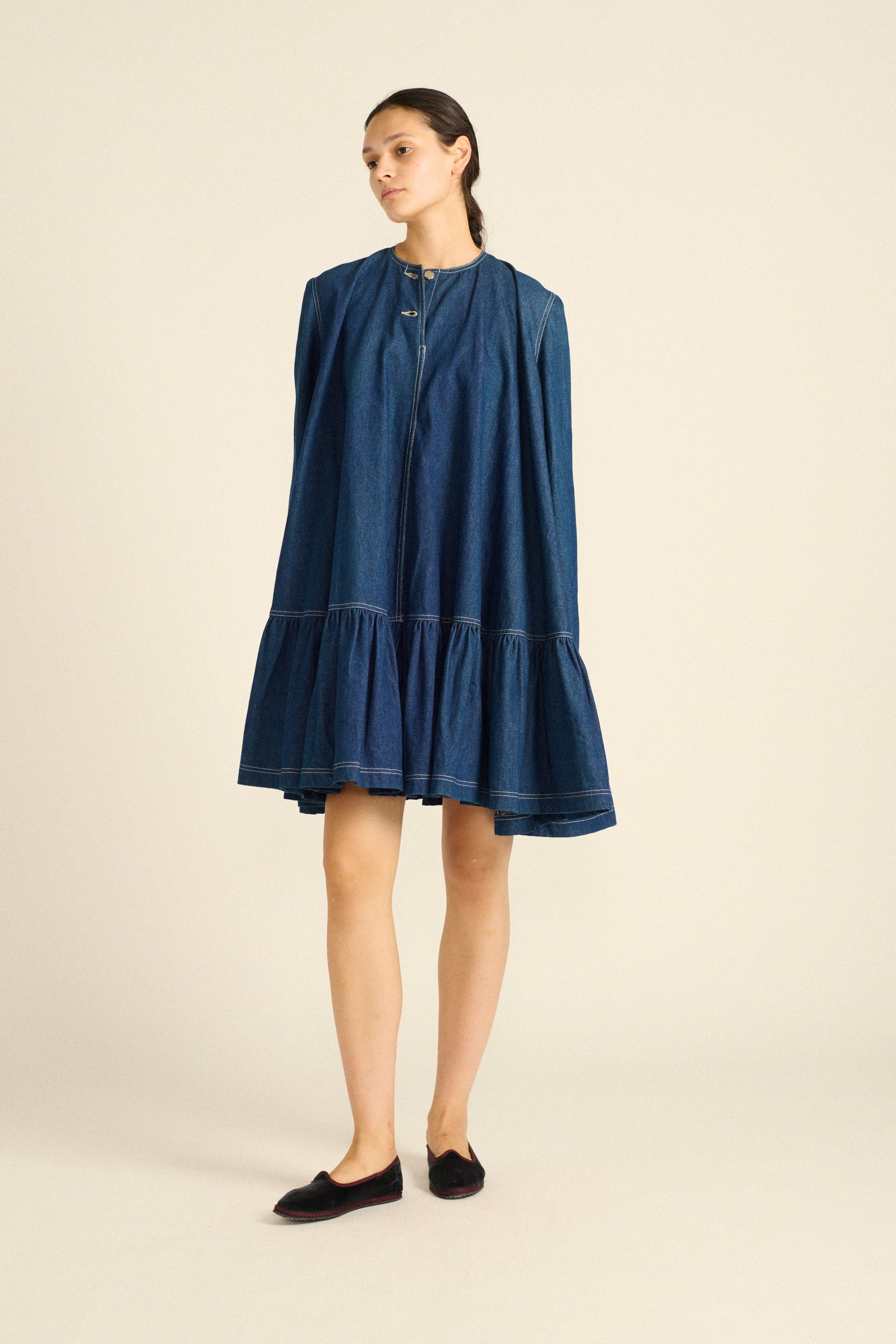 Patrick Kelly Denim Swing Dress - Desert Vintage