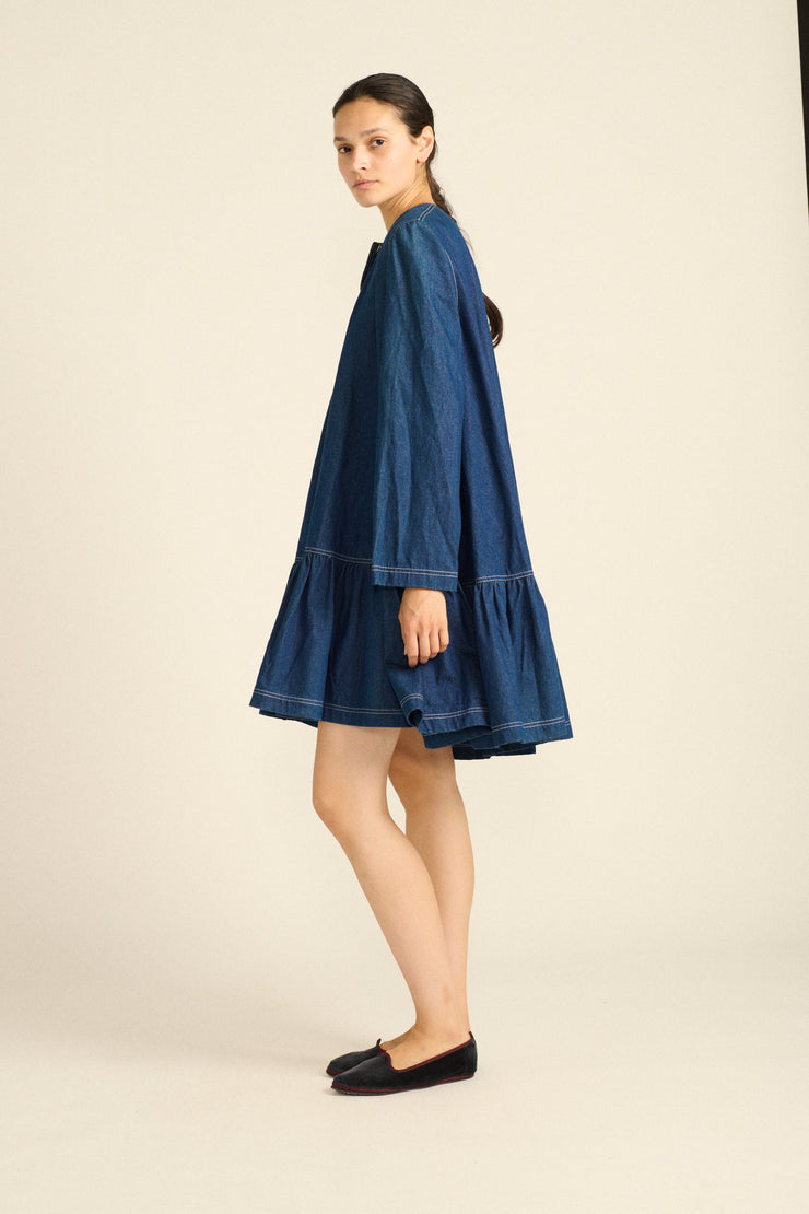 Patrick Kelly Denim Swing Dress - Desert Vintage