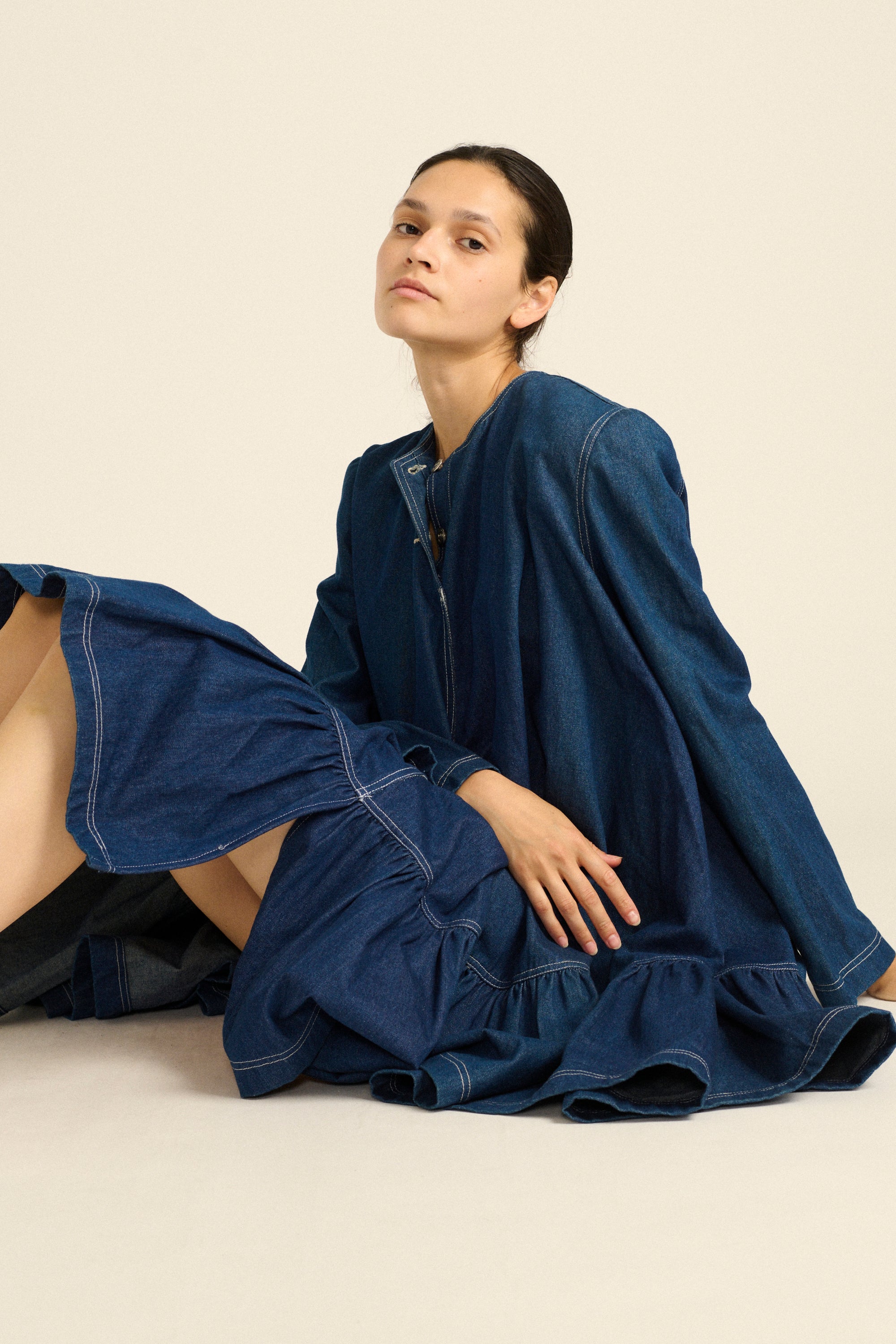 Patrick Kelly Denim Swing Dress - Desert Vintage