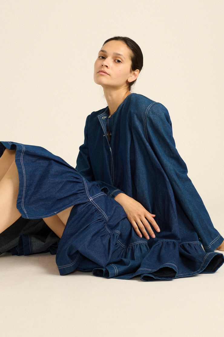 Patrick Kelly Denim Swing Dress - Desert Vintage
