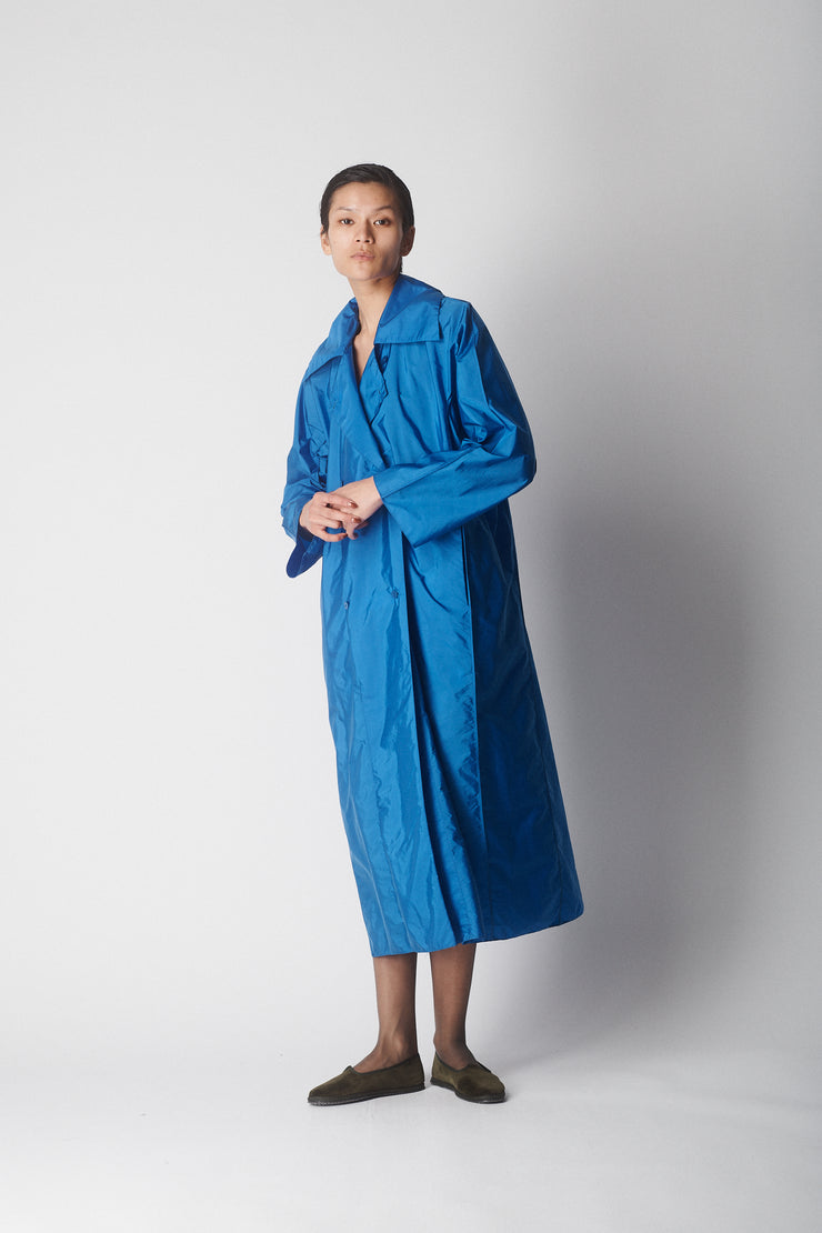 Shamsk Blue Trench - Desert Vintage