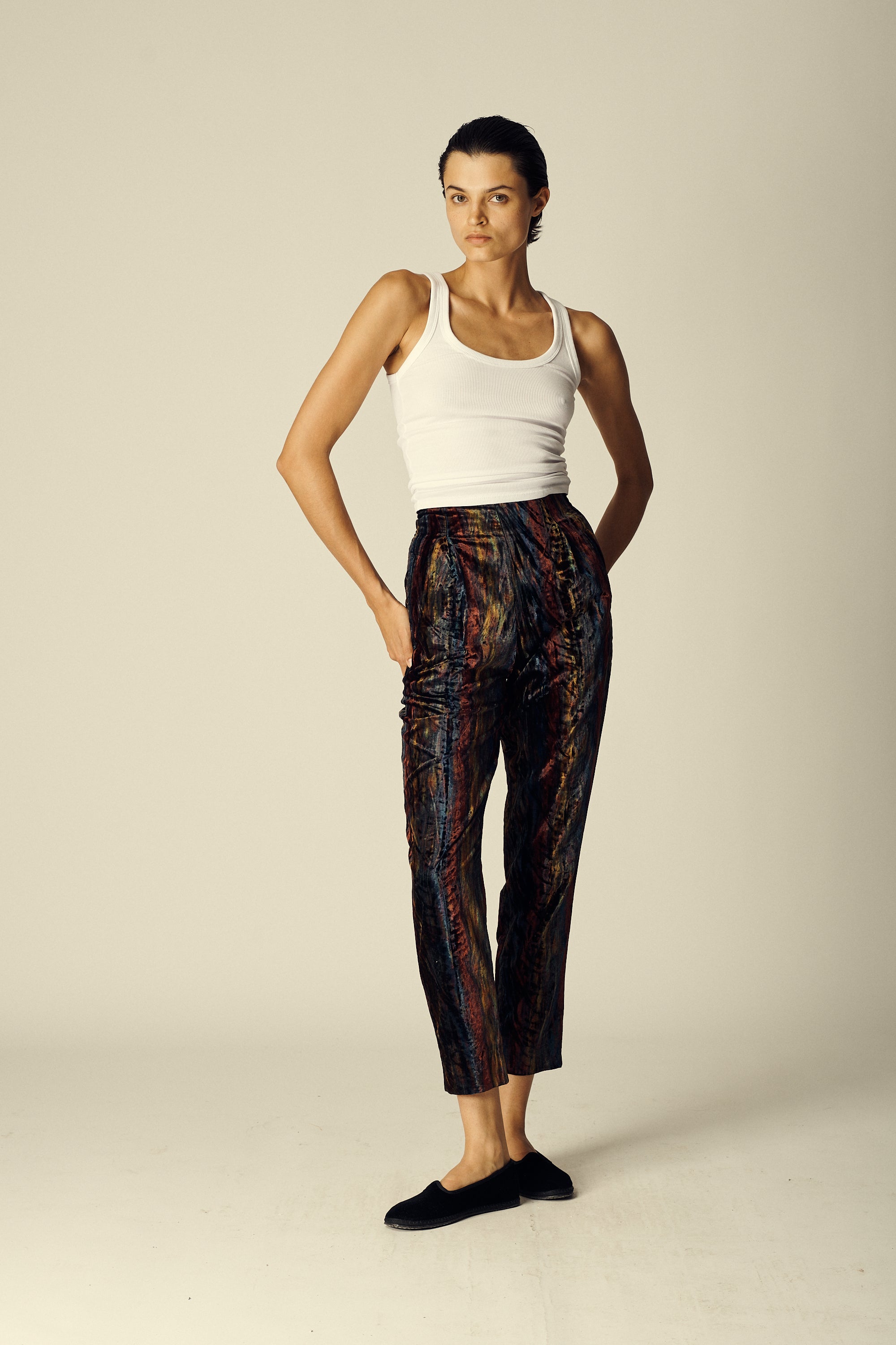 Romeo Gigli Velvet Trousers - Desert Vintage