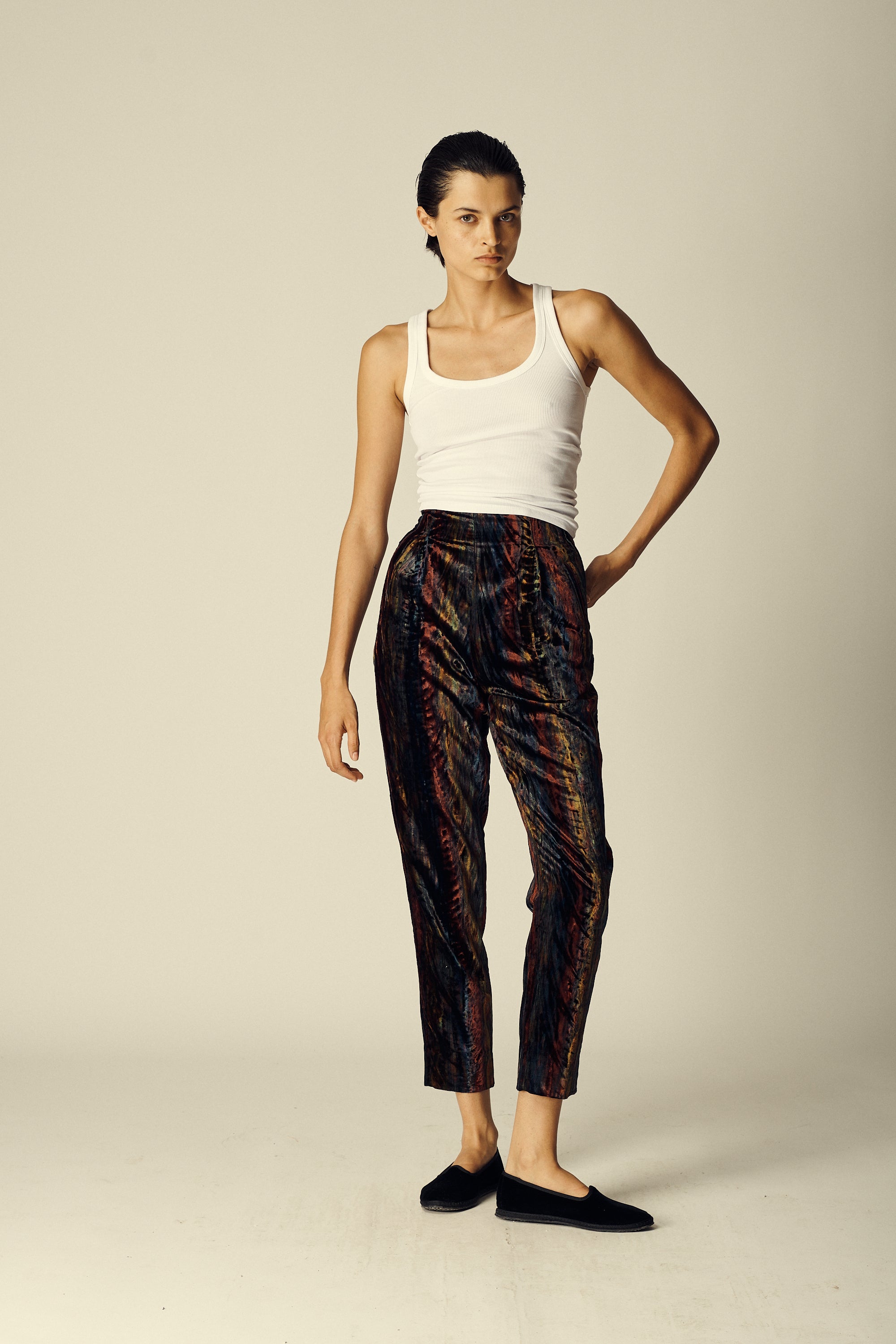 Romeo Gigli Velvet Trousers - Desert Vintage