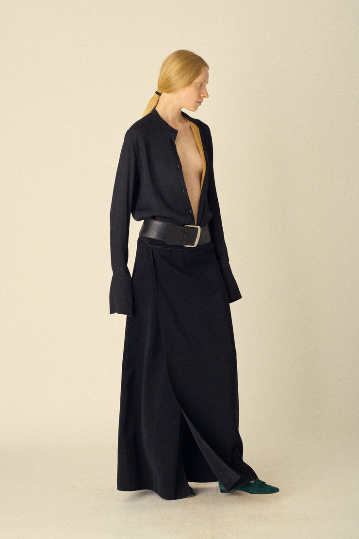 A F Vandervorst Belted Skirt - Desert Vintage