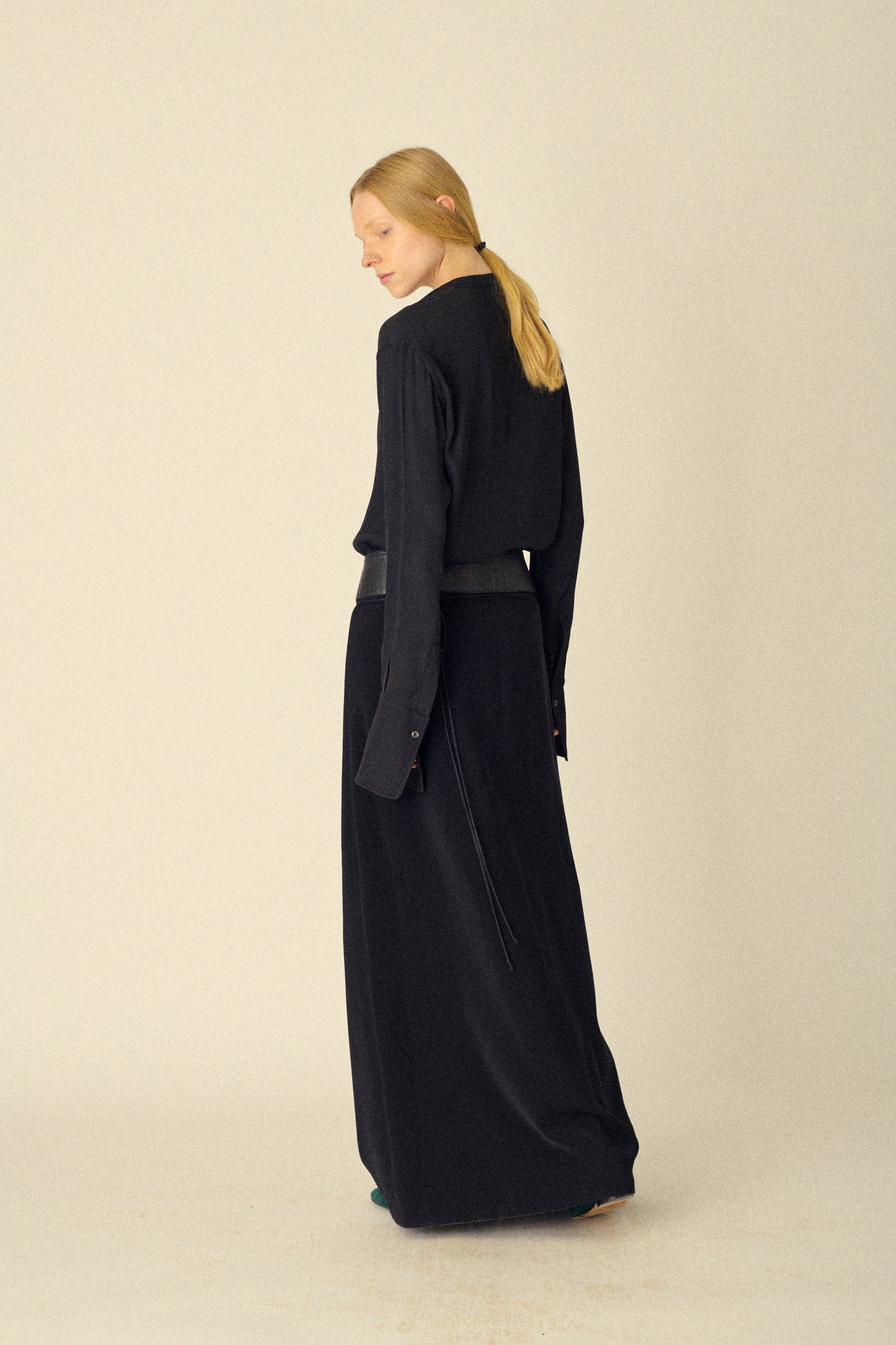 A F Vandervorst Belted Skirt - Desert Vintage