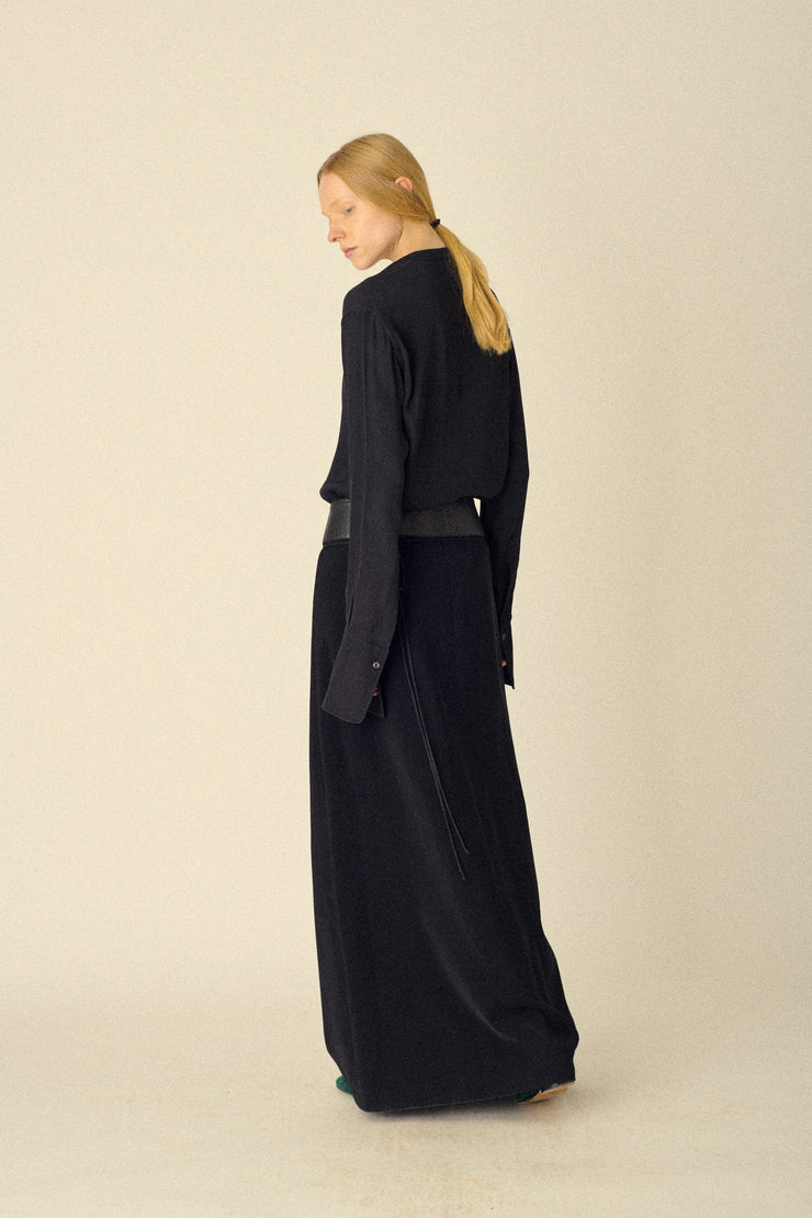 A F Vandervorst Belted Skirt - Desert Vintage