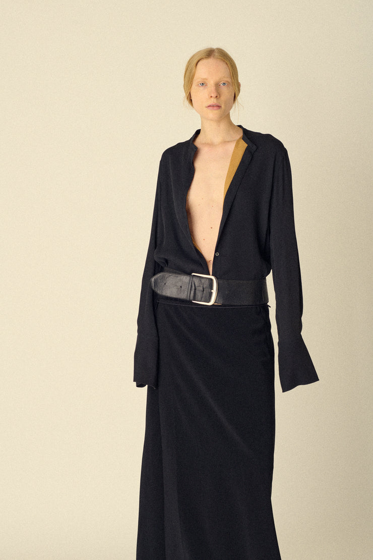 A F Vandervorst Belted Skirt - Desert Vintage