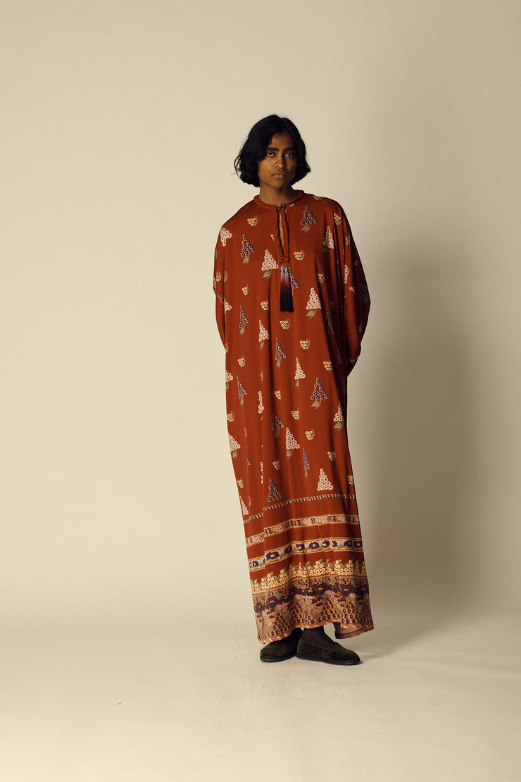 1970s Jean Varon Printed Caftan - Desert Vintage