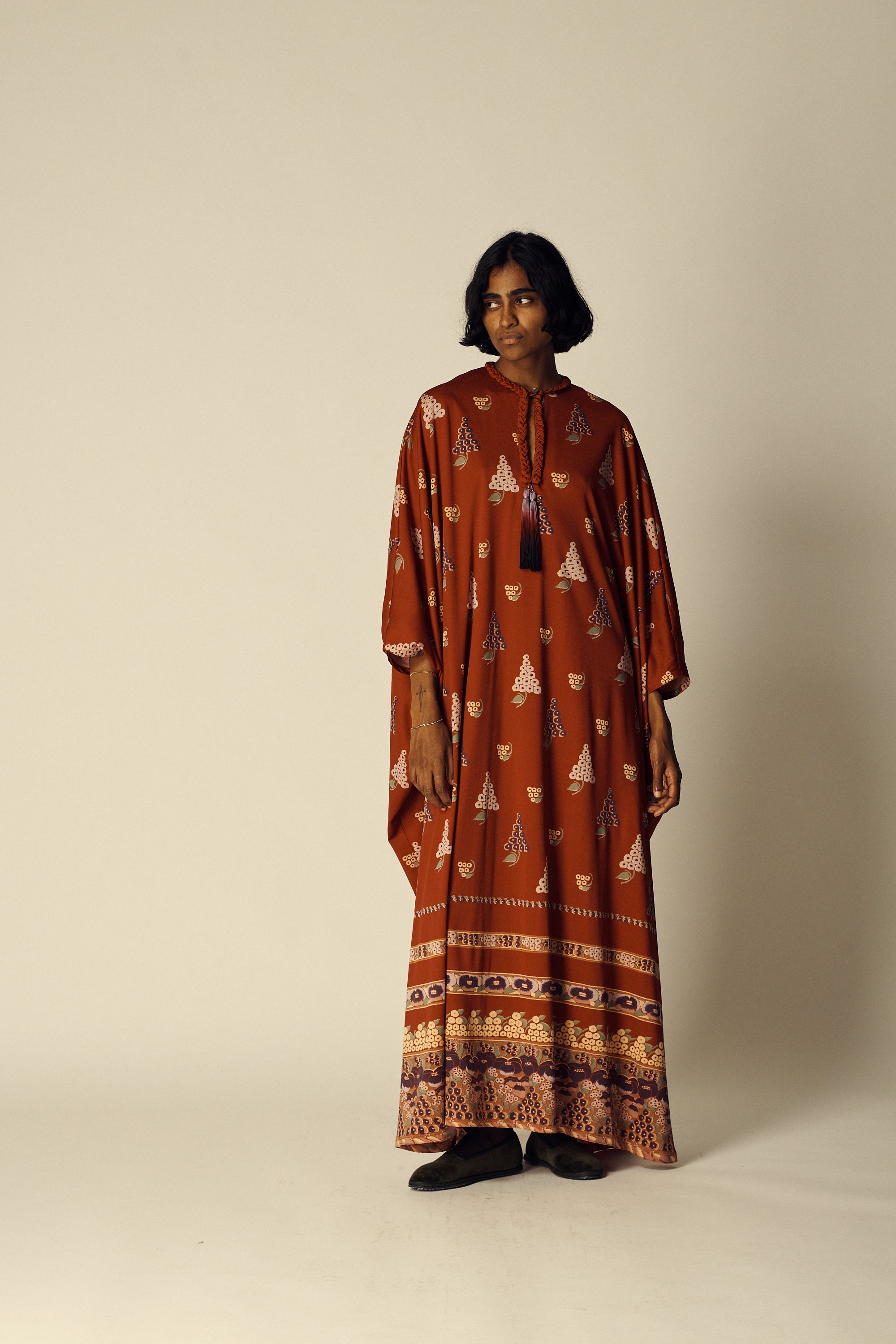 1970s Jean Varon Printed Caftan - Desert Vintage