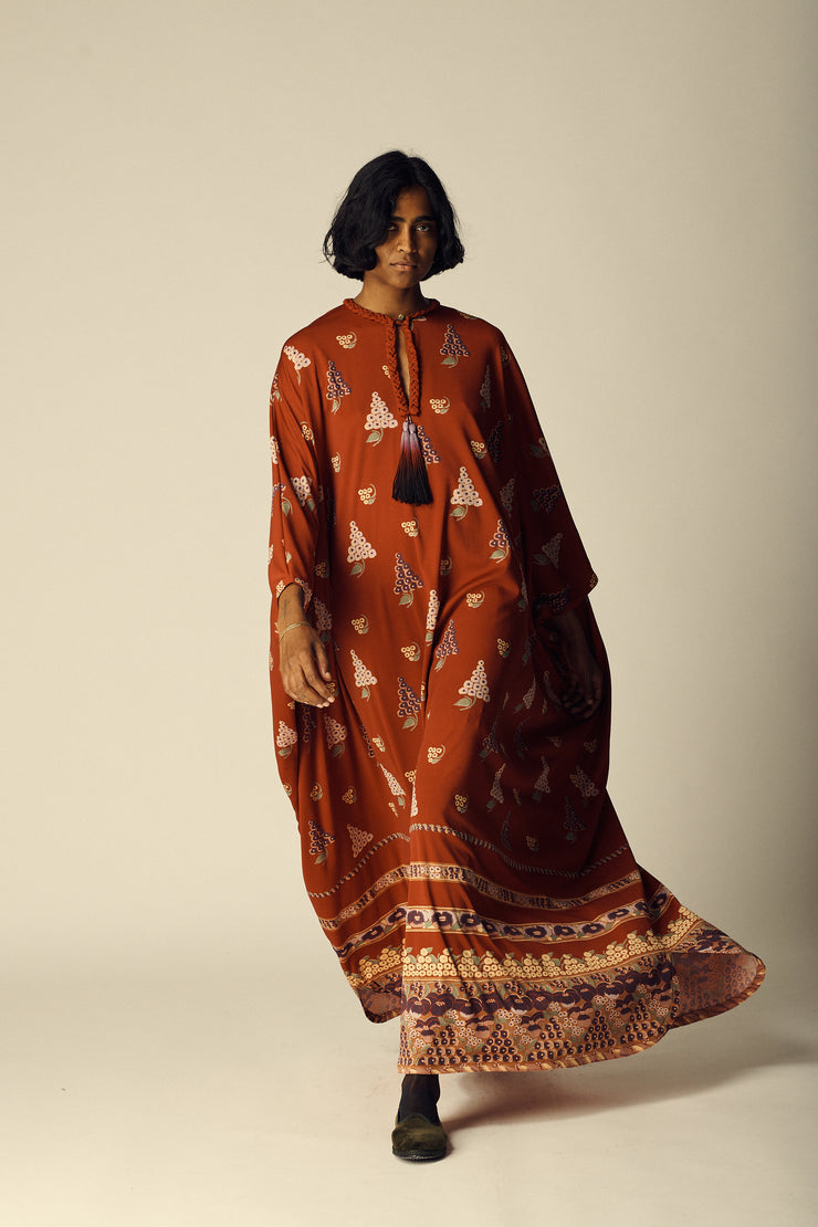 1970s Jean Varon Printed Caftan - Desert Vintage