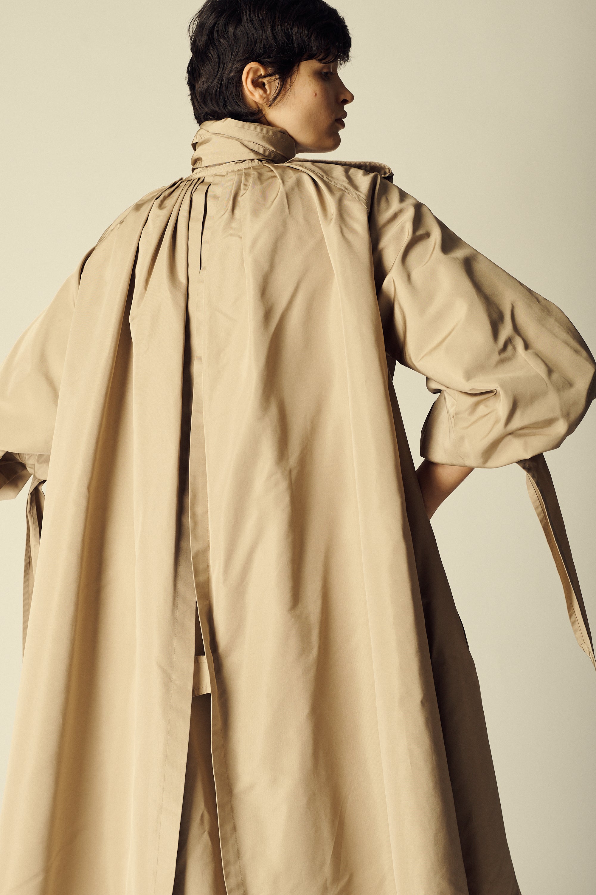 Vintage Hermès Silk Trench - Desert Vintage