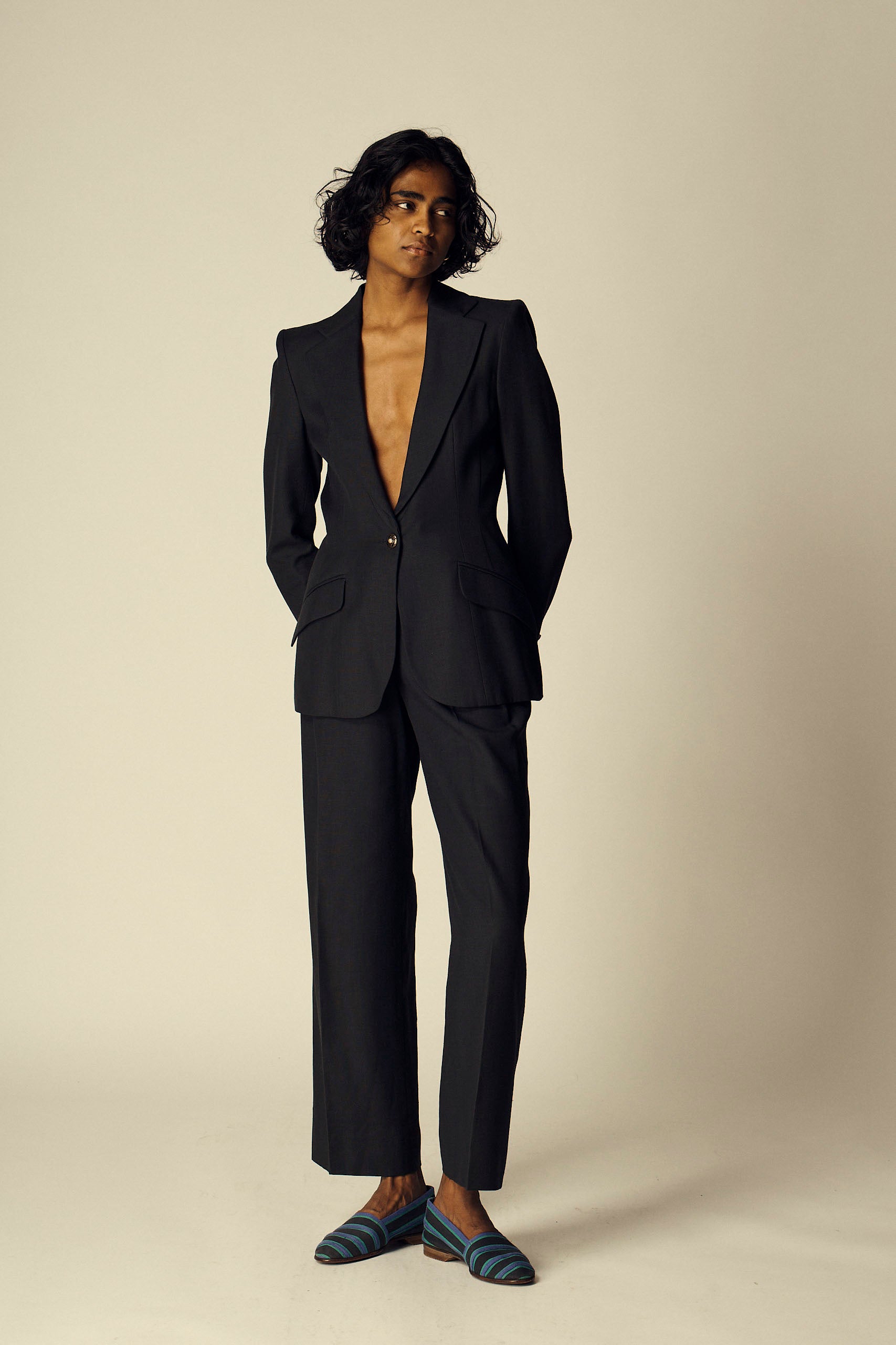 John Galliano Grey Suit - Desert Vintage