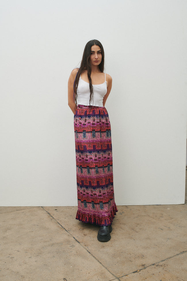 Givenchy Silk Printed Skirt - Desert Vintage