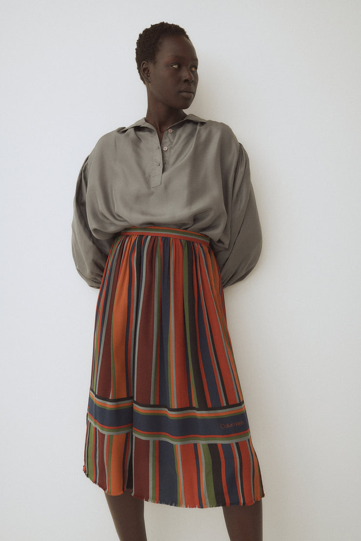 Vintage Calvin Klein Silk Skirt - Desert Vintage