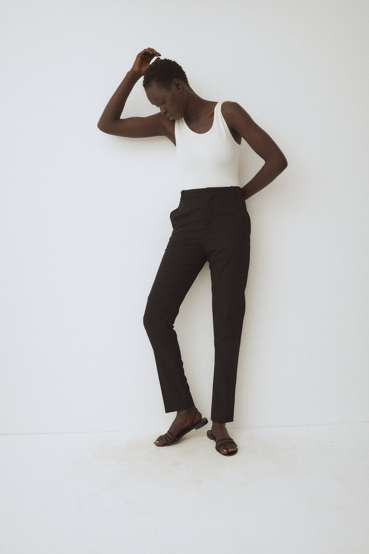 Chloé Tapered Black Trousers - Desert Vintage