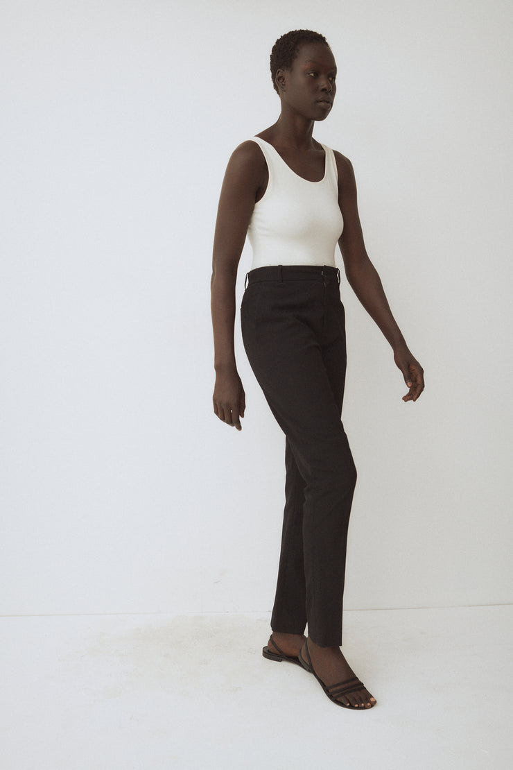 Chloé Tapered Black Trousers - Desert Vintage