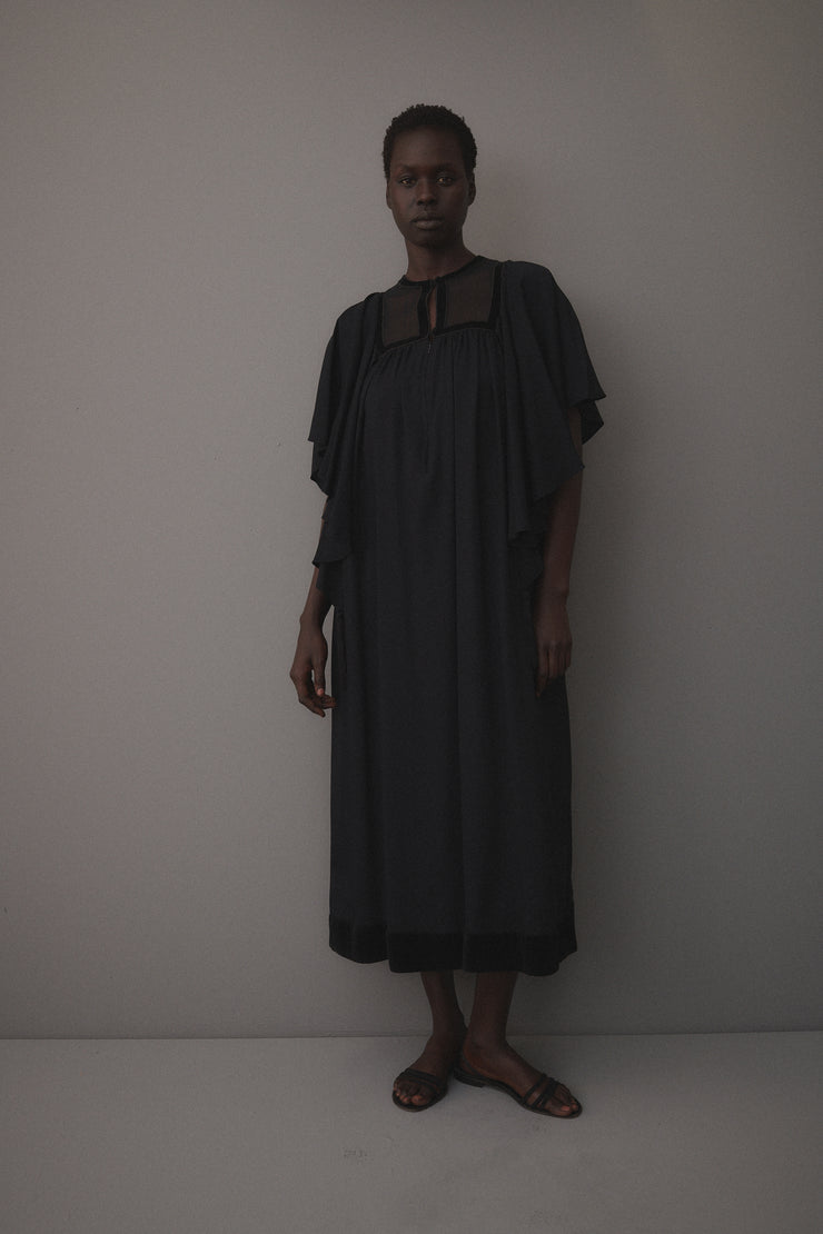 Jean Varon Black Caftan - Desert Vintage