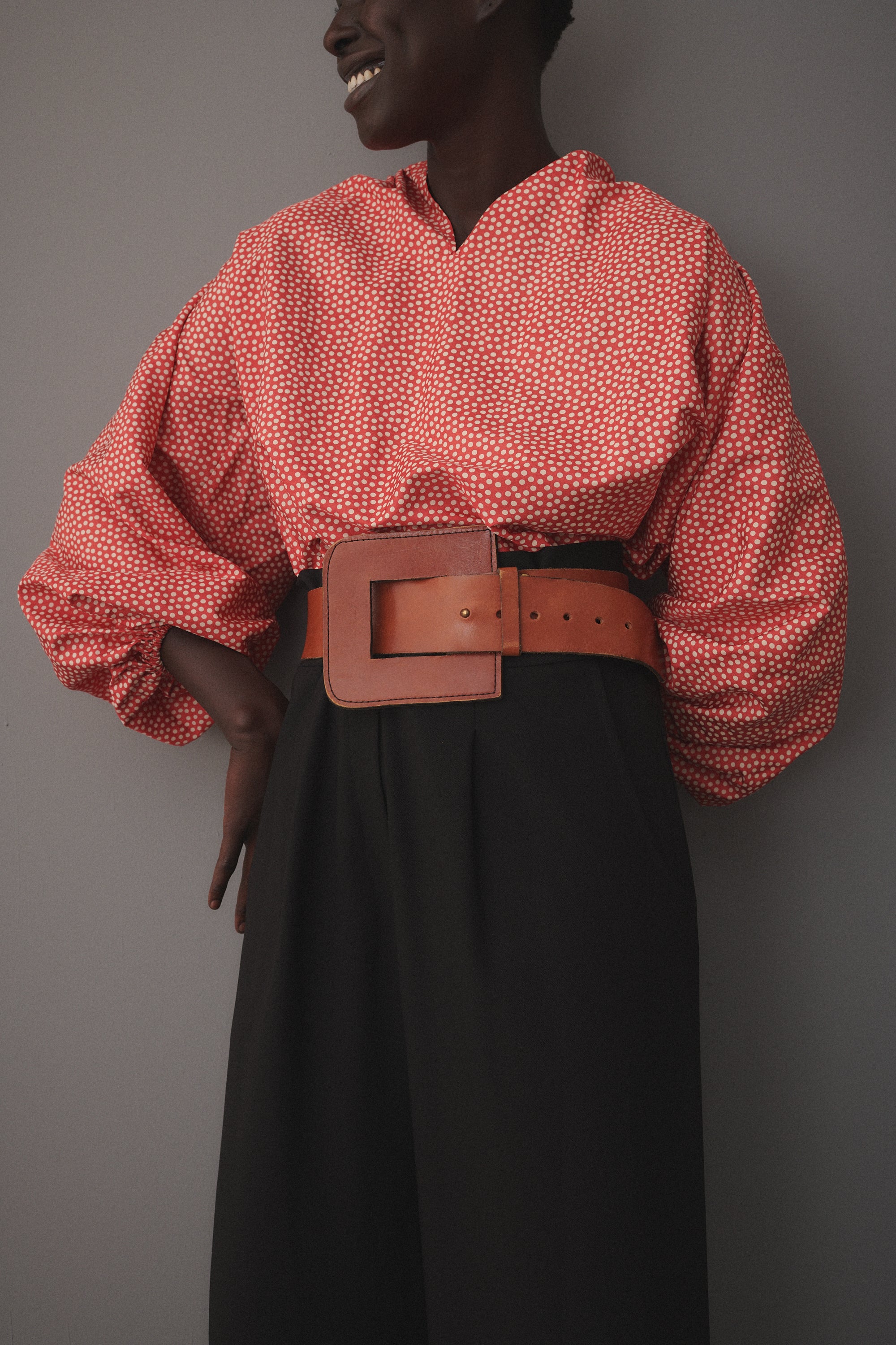 Handmade Brown Leather Belt - Desert Vintage