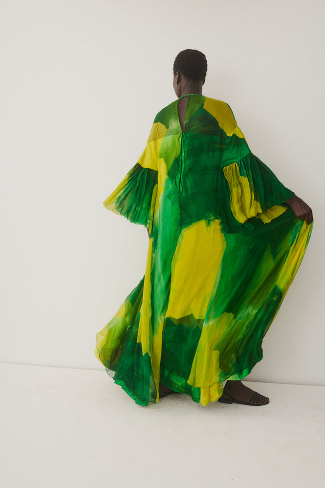 Pierre Cardin Silk Chiffon Gown - Desert Vintage