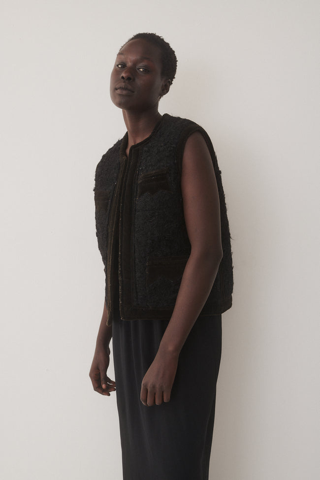 1920s Folk Vest - Desert Vintage