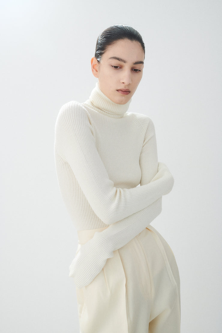 Yohji Yamamoto Ivory Knit Turtleneck - Desert Vintage